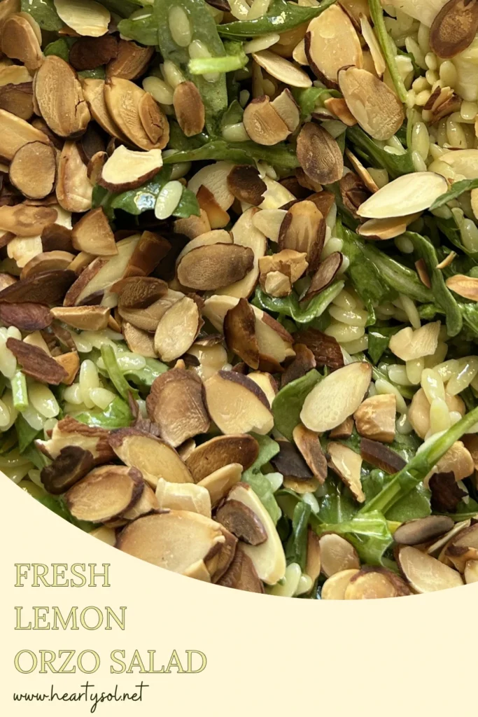 Lemon Orzo Salad Pin