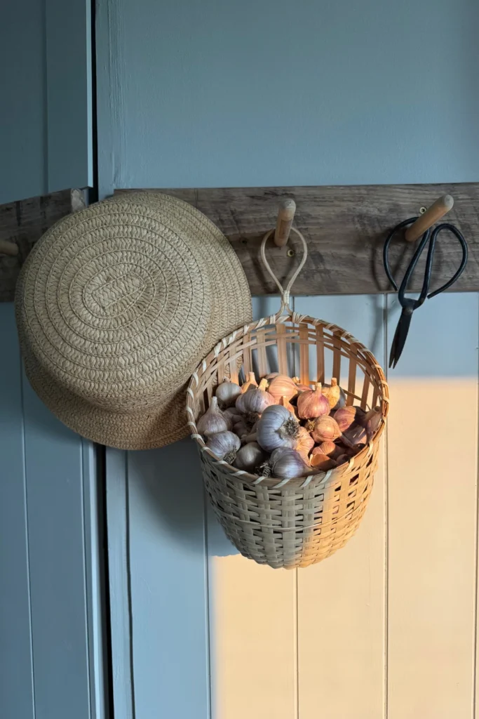 coat hooks in a farmhouse