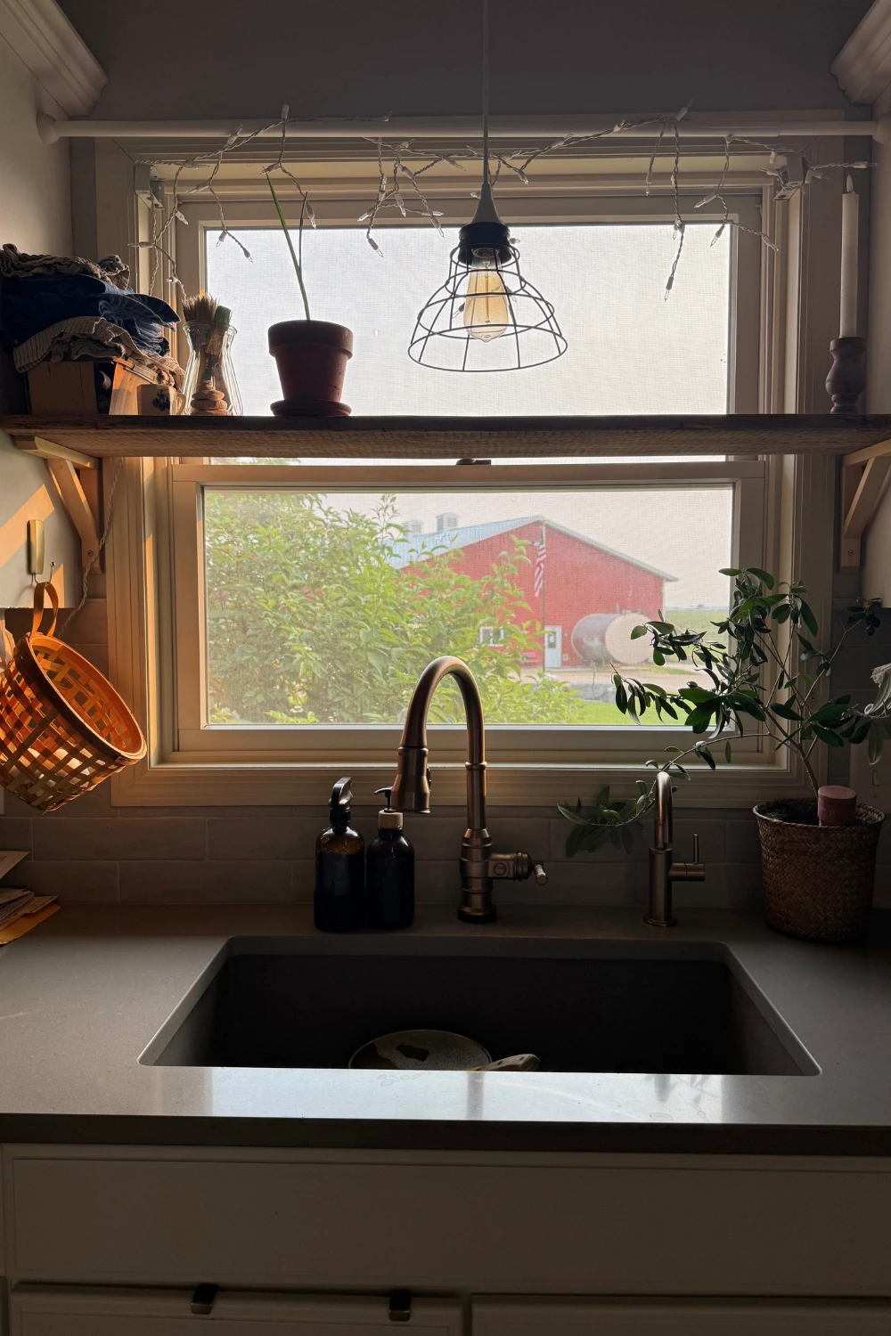 Window over the sink